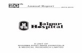 26 th Annual Report - jaipurhospital.co.in HOSPITAL ANNUAL REPORT-20… · namely, Jaipur Development Authority (JDA), ... Park, Jaipur, approved in the Twenty Fifth Annual General