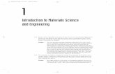 Introduction to Materials Science and Engineering - M5zn · PDF file1 1 Introduction to Materials Science and Engineering 1–4 Steel is often coated with a thin layer of zinc if it