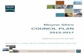 COUNCIL PLAN - moyne.vic.gov.au · PDF fileABOUT this plan . The COUNCIL PLAN in the governance of MOYNE SHIRE . Under the Local Government Act 1989, council is required to produce