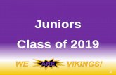 Juniors Class of 2019 - Lake Stevens School District / Overview · PDF file · 2017-09-26Lake Stevens Core Values . ... My cat wouldn’t get off my chest . ... You can’t go on