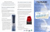 TSUNAMI - mil.wa.gov · PDF filewill play the Westminster Chimes and a voice message, in English, will follow the test chimes: ... 3 Key elements to prepare for a tsunami 1