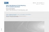 Edition 1.0 2009-01 INTERNATIONAL STANDARD · PDF fileIEC 61439-1 Edition 1.0 2009-01 INTERNATIONAL STANDARD NORME INTERNATIONALE Low-voltage switchgear and controlgear assemblies
