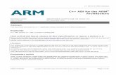 C++ ABI for the ARM Architectureinfocenter.arm.com/help/topic/com.arm.doc.ihi0041e/... · C++ ABI for the ARM Architecture ... Linux ABI for the ARM Architecture. 2. A particular