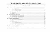 Legends of War: Patton - download.xbox.comdownload.xbox.com/content/535607d7/13/120813 - Legends of War... · Legends of War: Patton Manual 1 ... 3 1.1.- Campaign ... In this turn-based