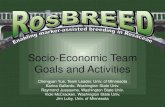 Socio-Economic Team Goals and Activities - Home | Social marketing concept: satisfy customers’ needs and also benefit society –Sustainability: meeting present needs and ensure