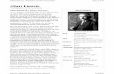 Albert Einstein - BrainMaster Technologies Inc. · PDF fileAlbert Einstein From Wikipedia, ... Einstein field equations ... Jewish community arranged for Talmud to take meals with