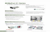 MiiNePort E1 Series - Moxa · PDF fileMiiNePort E1 Series ... • Null modem cable • Cross-over Ethernet cable • Documentation and software CD • Quick installation guide •