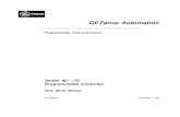 GE Fanuc  · PDF fileGE Fanuc Automation Programmable Control Products Series 90 -70 Programmable Controller Data Sheet Manual GFK-0600F November 1999
