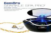 SPARKLE SPA PRO - Jewelry Making Supplies - Beads ... · PDF file· The Sparkle Spa Pro’s outer shell may also be cleaned using ... jewelry holding tweezers, stainless steel handheld