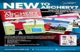 NEWTO ARCHERY? - · PDF fileThis 68 page, full-colour publication, has been designed to guide beginners through their first steps in target archery. It’s simple, easy to follow,