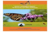 Create a Schoolyard Habitat for Monarchs and Other Pollinators/media/PDFs/Butterfly-Heroes/Schoolyard... · Create a Schoolyard Habitat® for Monarchs and Other Pollinators ... All