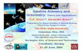 Satellite Altimetry and Gravimetry - Ohio State University · PDF fileSatellite Altimetry and Gravimetry: Theory and Applications C.K. Shum1,2, Alexander Bruan2,1 ... –Basic principles