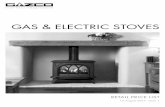 Gas & ELECTRIC sTOVEs - The Stove Yard & ELECTRIC sTOVEs RETaIL PRICE LIsT 1st august 2017 - Issue 1. Inset Gas Fires & Fire Baskets Electric Fires & Stoves 2 Gas Marlborough 3 Electric