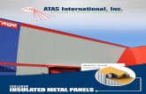 ISOLEREN INSULATED METAL PANELS - atas. · PDF fileIsoleren insulated metal panels ... 0.138 Btu-in/hr-ft2/F˚ @ 75˚ F mean temperature ... Structural Performance of Sheet Metal Roof