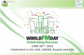 JUNE 28TH, 2012 Celebrated in the UAE, QATAR, Kuwait …mefma.org/images/stories/pdf/WorldFMDayQATAR-NoVid.pdf · worldwide gather to exchange ideas and discuss lobal M’s ... Barwa