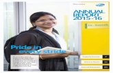 Pride in every stride - pfizerindia.com to steer our Company towards ... Corporate Social ... every stride. Pride in every stride. 6. Pride in every stride. Pride in every stride ...