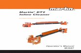 Martin DT2 Inline Cleaner - martin-eng-mx.com Martin® DT2 Inline Cleaner with Spring Tensioner ... If using a cutting torch or welding, ... Solid backing of the blade is essential