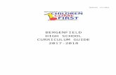Important Telephone Numbers - Bergenfield Web viewUpdated 5/11/2017. BERGENFIELD . HIGH SCHOOL. CURRICULUM GUIDE. 2017-2018 Directions for moving about in this guide. Table of Contents