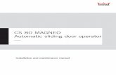 CS 80 MAGNEO Automatic sliding door operator · PDF file4 DORMA Dear customer, We are pleased that a DORMA automatic sliding door has been chosen for this installation. DORMA carefully
