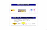 Chromatography lecture paper chrom exp - جامعة نزوى · PDF fileplate covered with a thin layer of alumina or silica gel ... Affinity Chromatography ... Chromatography_lecture__paper