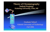 Theory of Chromatography - Strona Głwna ?? column chromatography • paper chromatography ... Gel Permeation: 1958. Gel ... Affinity Chromatography: 1967. Title: An Introduction to