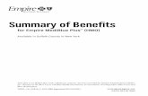 Summary of Benefits - Medicare Insurance Program of Benefits for Empire MediBlue PlusSM ... You may join or leav e a plan only at cer tain times. ... and cost-sharing may change from