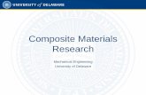 Composite Materials Research - Mechanical Engineering · PDF fileTraction-Separation Behavior of Composite Interfaces • Fiber matrix interface –potential source of energy absorbing