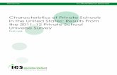 Characteristics of Private Schools in the United States ...nces.ed.gov/pubs2013/2013316.pdf · Characteristics of Private Schools in the United States: Results From the 2011–12