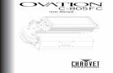 Ovation C-805FC User Manual rev 4 - CHAUVET … 7 of 28 SETUP Ovation C-805FC User Manual Rev. 4 4. SETUP AC Power Each Ovation C-805FC has an auto-ranging power supply that works