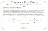 Prayers for Paris - Citizens for Public Justice · PDF file · 2015-10-09Prayers for Paris together, we reflect, sing, ... Faithful prophetic vision propelled him to proclaim what