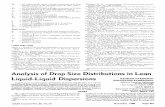 Analysis of drop size distributions in lean liquid-liquid ...drops/ramkiPapers/046_1980... · Griffin, and P. U. Webb, “Cat Cracker ... US Joint Seminar, Kyoto Japan ... Analysis