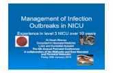 Management of infection outbreaks in NICU ... - NHS · PDF fileAll NNU staff and labour ward staff who ... Independent review of the incidents of Pseudomonas Infection in Neonatal