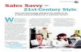 Leanne Hoagland-Smith, M.S. Sales Savvy · PDF fileLeanne Hoagland-Smith, M.S. Sales Savvy – 21st-Century Style W inning more sales in the 21st century en-tails a combination of