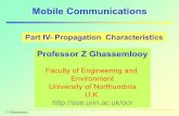 Mobile Communications - Northumbriasoe.northumbria.ac.uk/ocr/teaching/mobile/pp/partIV-p1-nv1.pdfMobile Communications ... (amplitude M and phase in polar coordinates) ... – Defined