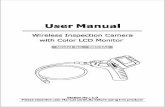 User Manual - Princess Auto Manual Wireless Inspection Camera with Color LCD ... • 8803Al means GB8803(camera) + GB7802 ... Please read the User Manual carefully before using this