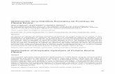 Optimización de la Hidrólisis Enzimática de Proteínas de · PDF file · 2016-03-05Optimización de la Hidrólisis Enzimática de Proteínas de Plasma Bovino Omar A Figueroa(1),