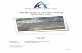 Airside Safety & Security Training Reference book | P a g e ARUBA AIRPORT AUTHORITY N.V. Airside Safety & Security Training Reference book All Regulations and procedures in this document