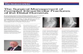 The Surgical Management of Complex Intraarticular ... 01 / Issue 01 / June 2013 boa.ac.uk Page 52 Peer-Reviewed Articles Intraarticular fractures of the distal humerus are complex
