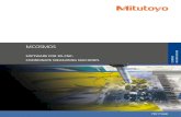 MCOSMOS - Mitutoyo  · PDF fileMCOSMOS is the modular software system for professional control- ... and variables • Support of ... coordinate measuring machine