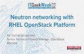 Neutron networking with RHEL OpenStack Platformmarketing.johnbryce.co.il/ad/2016/itgeekweek/Neutron_networking.pdf · Neutron networking with RHEL OpenStack Platform Nir Yechiel ...
