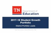 2017-18 Student Growth Portfolio - Amazon S3s3.amazonaws.com/ohioresa-dev-website-s3/wp-content/uploads/2017… · 2017-18 Student Growth Portfolio ... – Flexible assessment –