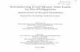 Introducing Coal-Water-.Mix Fuels to the Philippinespdf.usaid.gov/pdf_docs/PNAAS308.pdfIntroducing Coal-Water-.Mix Fuels to the Philippines. ... OVERVIEW 19 Methodology 22 The Philippine