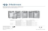 Refrigerator Operation Manual - Helmer Scientific · PDF fileRefrigerator Operation Manual ... 6 Installation ... HPR, HLR, HHB models: High and low temperature; door open; AC power