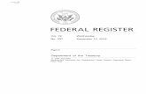 Department of the Treasury - TreasuryDirect - Home of the Treasury 17 CFR Part 420 ... 73408 Federal Register/Vol. 79, No. 237/Wednesday, December 10, 2014/Rules and Regulations 1