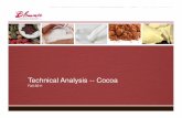 Technical Analysis -- Cocoa - Blommer Chocolate Company seminar presentations/Blommer_Techni… · Technical Analysis -- Cocoa ... Retracement Analysis: 5096/6696 levels Elliott Wave
