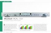 Rotel RA-12 - nextmediai.nextmedia.com.au/Assets/rotel_ra-12_amplifier_review_test_lores.pdf · avhub.com.au 41 rotel ra-12 integrated amplifier ON TEST control to operate the RA-12,