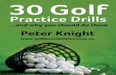 30 GOLF PRACTICE DRILLS - Melbourne Golf Coach | …melbournegolfcoach.com.au/wp-content/uploads/2014/12/30...Session 1 Category Time Activity Pitching Technique 20mins • Current