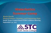 Martin Knecht Physical Science, Chemistry, and … STC - M. Knecht.pdf · What is Waterbotics? ... Try to complete the course in the shortest possible time while avoiding touching