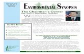 ENVIRONMENTAL SYNOPSIS - i-Tree · PDF fileENVIRONMENTAL SYNOPSIS / FEBRUARY 2012 / P. 3 RESEARCH BRIEFS Each month, the committee’s staff researches and prepares a number of “briefs”