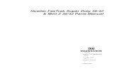 Hustler FasTrak Super Duty 36/42 & Mini Z 36/42 Parts Manual · PDF fileHustler Turf Equipment ••••• P.O. Box 7000 ••• Hesston, Kansas • 67062-2097 Hustler FasTrak